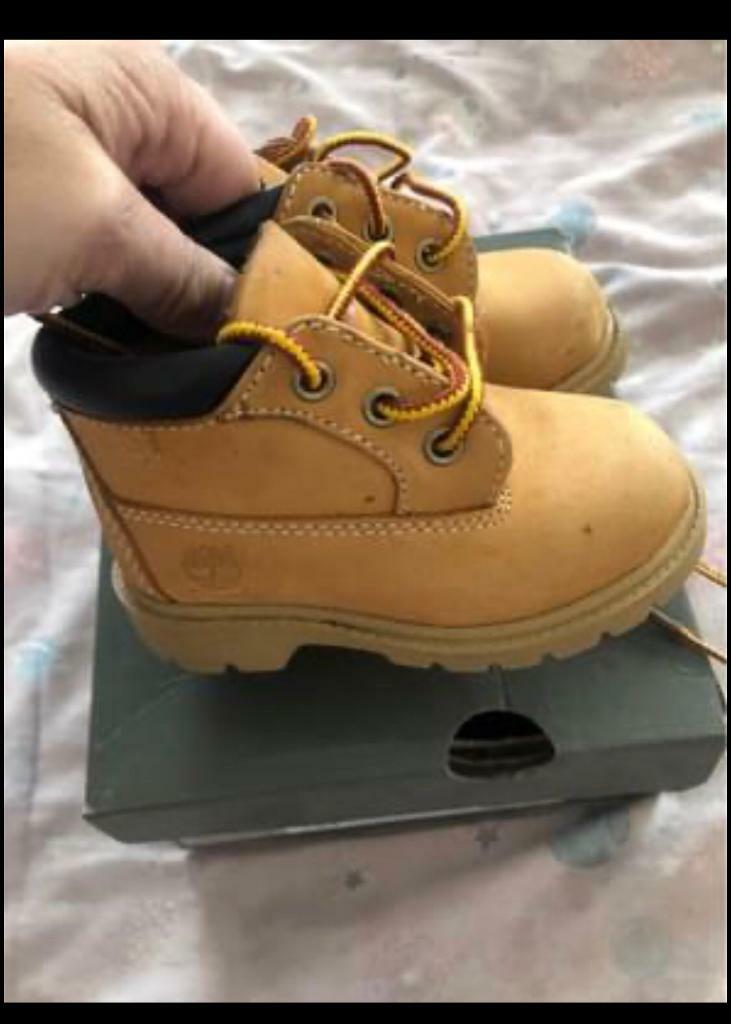 kids timberland boots size 5